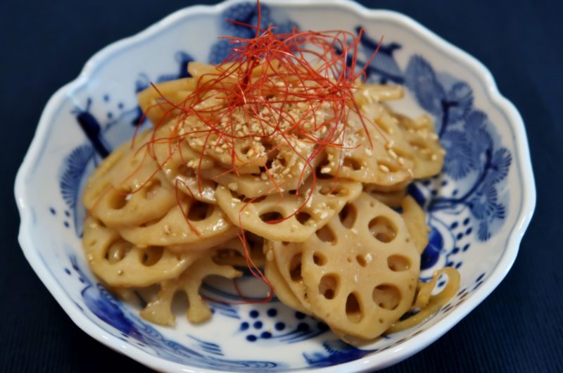 れんこんと青じそのきんぴらのレシピ