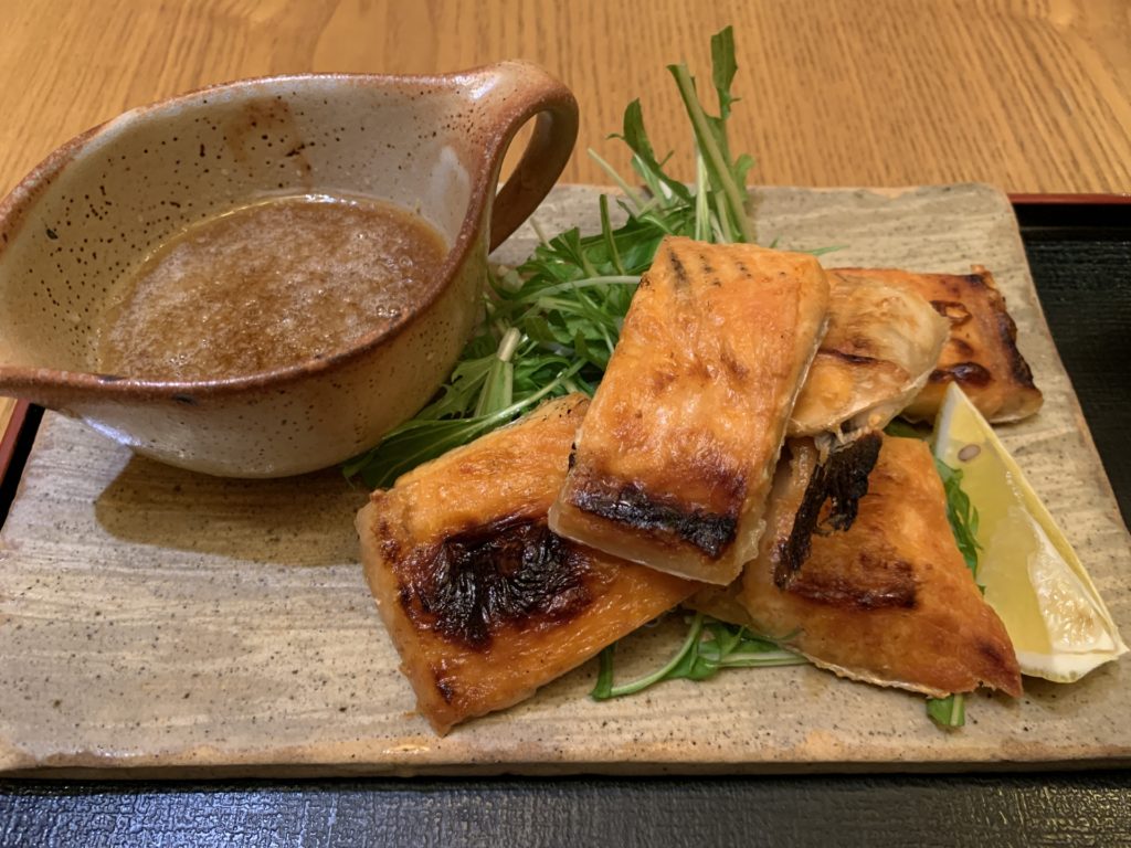 サーモンのガリバタ味噌炒め　青空レストラン　レシピ