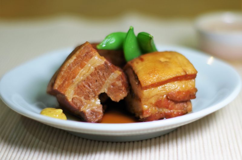 レンジで豚の角煮のレシピ