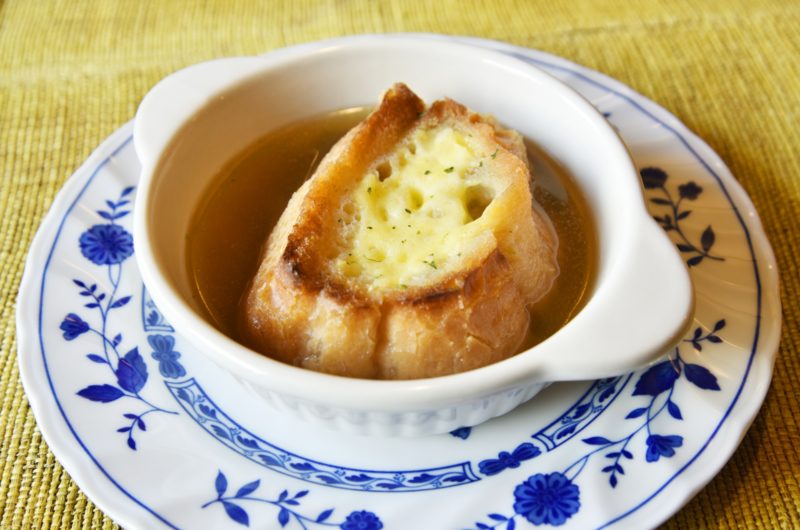 春キャベツのオニオングラタン風のレシピ