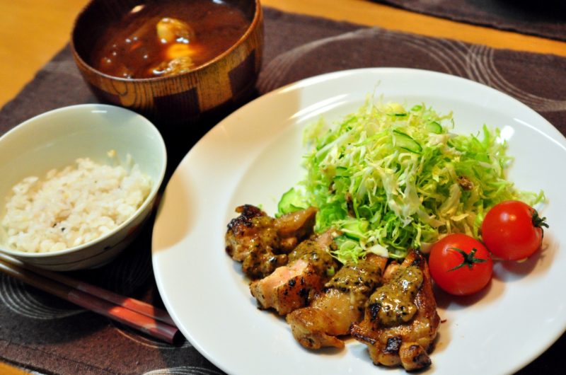 ゆで鶏の味噌漬け焼きのレシピ