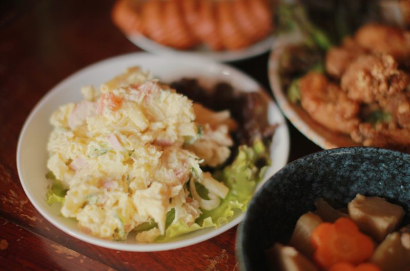 サバ味噌ポテサラのレシピ
