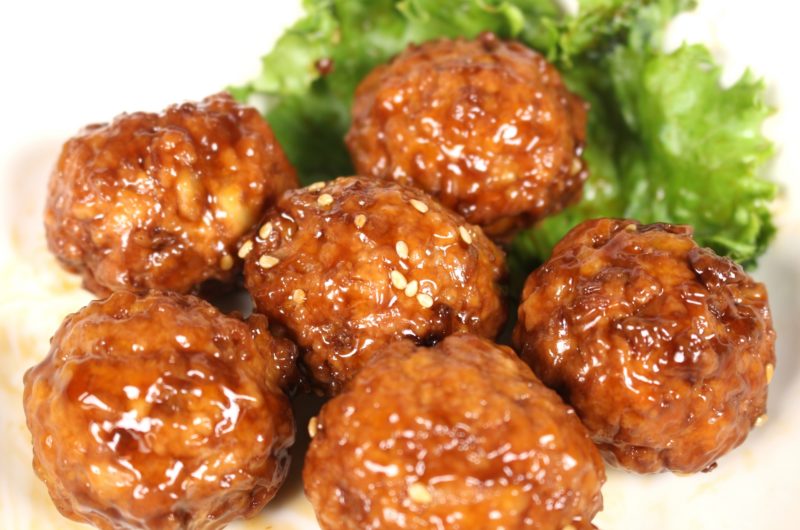 しいたけの照り焼きつくねのレシピ