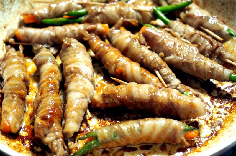 ひと口牛すき焼きのレシピ